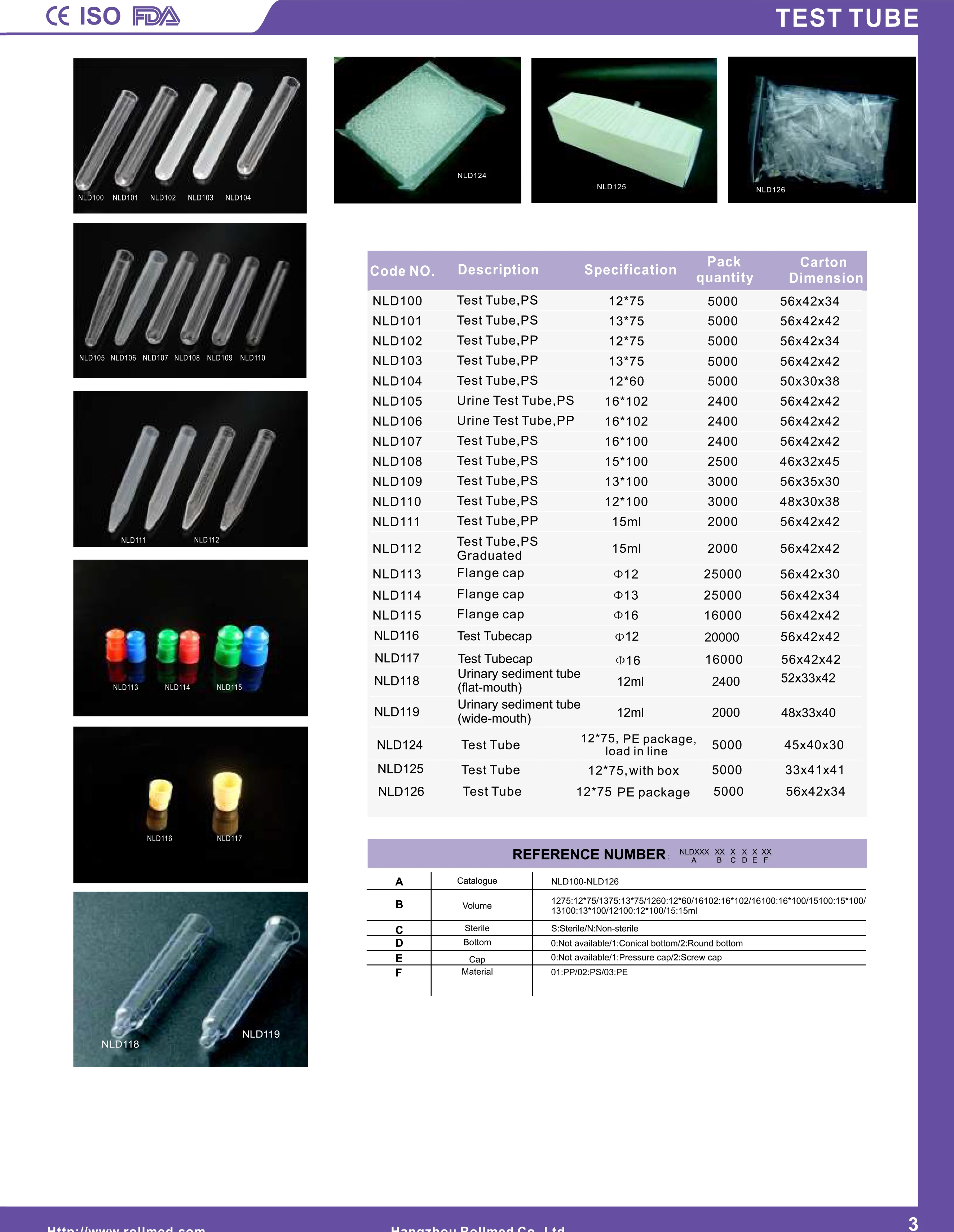 Customized Medical Lab Plastic Measuring Large 12x75 Ps Clear Plastic