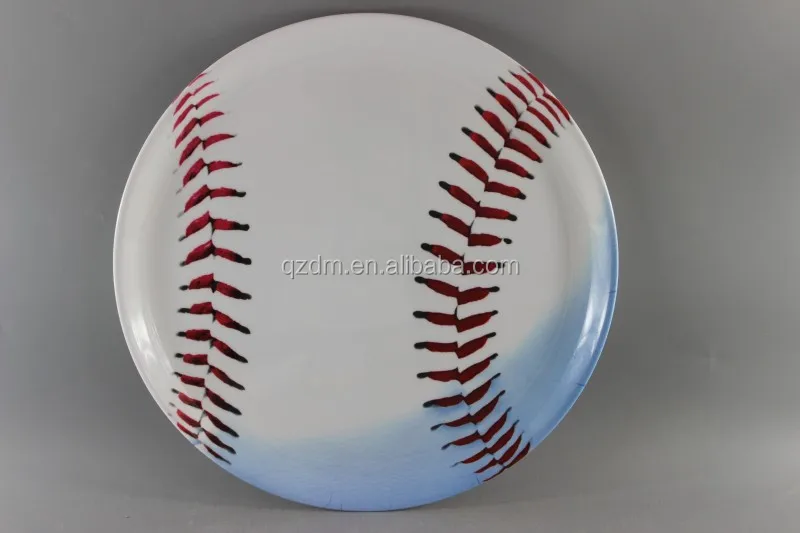 13" Melamine Tennis Dinner Plate Sports goods