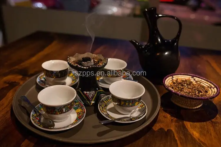 Jebena Buna Ethiopian Coffee Cups 16pcs Set Buy Ethiopian Coffee Set