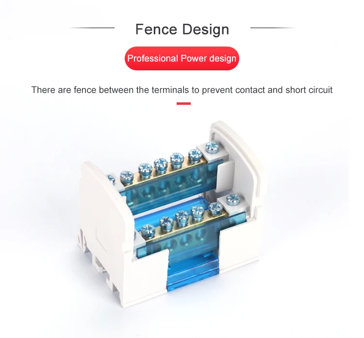 WKH 207 Modular Screw Connection Distribution Block Din