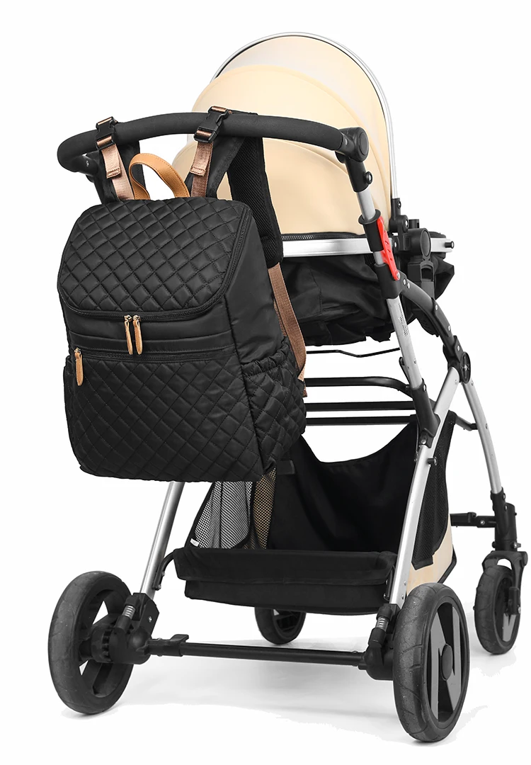 diaper bag with stroller straps