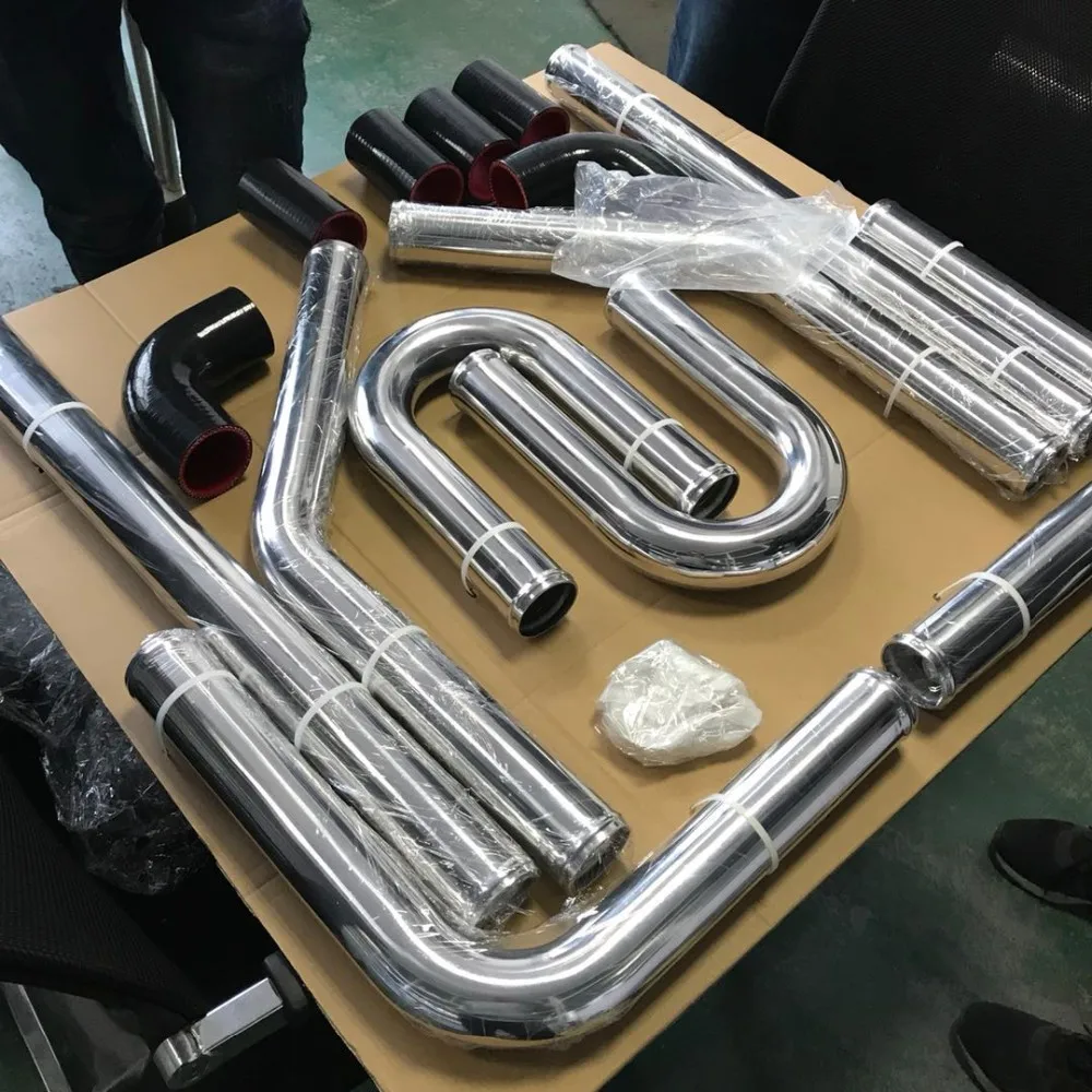 Chrome Surface Male Connection 63.5mm Od Intercooler Pipe Kits Buy