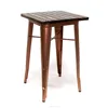 Vintage Industrial Metal Leg Dining Wood Table