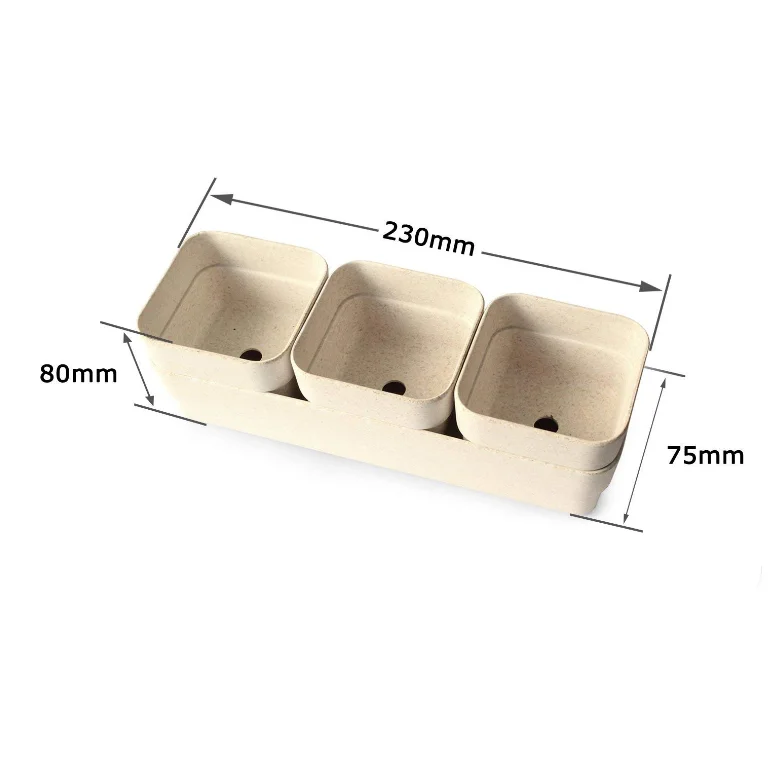 bamboo fiber flower pot 8