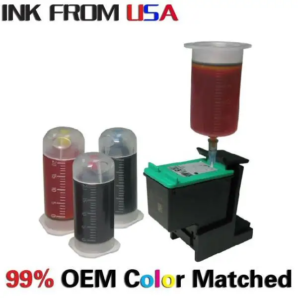 Inkjet Ink Refill Kits For Hp 60 61 62 300 301 121 122 818 862 302 304