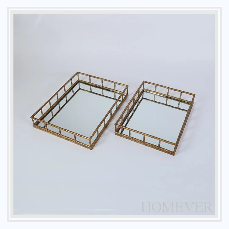 decorative metal serving trays