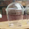 Transparent Round Mini Clear Glass Plastic Dessert Cup,Jelly,Pudding,Cheese Cake Cup