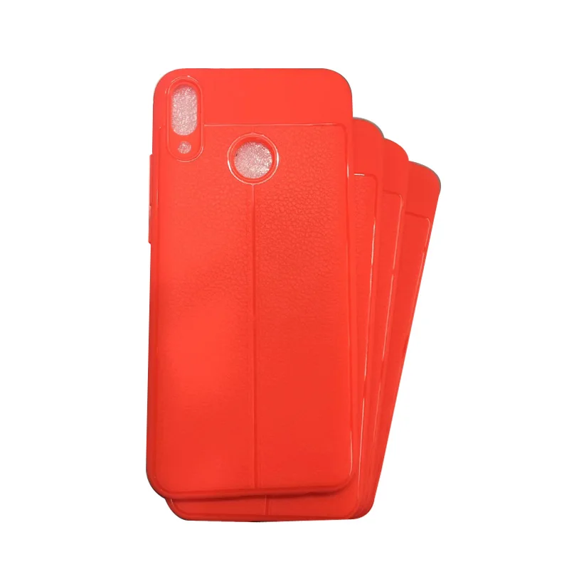 Litche pattern Soft Tpu cover for Huawei Y9 2019 / Enjoy 9 Plus Case In stock