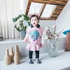S63449B 2018 Newborn Baby Girls Clothes Set Long Sleeved Tops + Pants 3PCS Outfits Kids Bebes Clothing