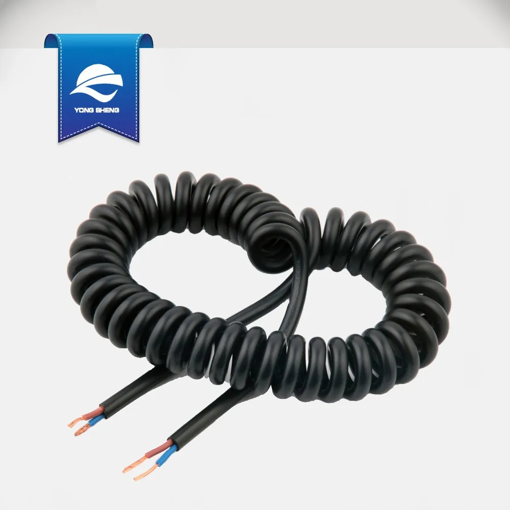 Spring Spiral Power Cable Coiled Cord For Home Appliance Buy Coiled Extension Spiral Cord12v 9652