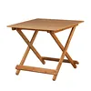 Folded wooden bamboo dining table small table