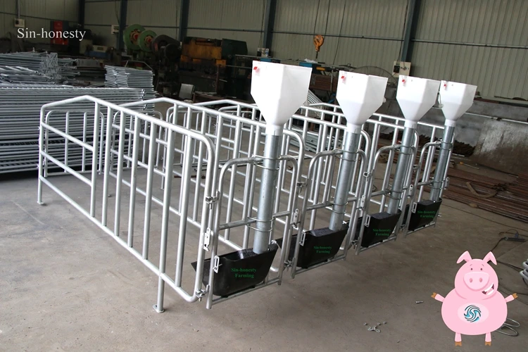 New design hot dip galvanized surface pig gestation crate for sows