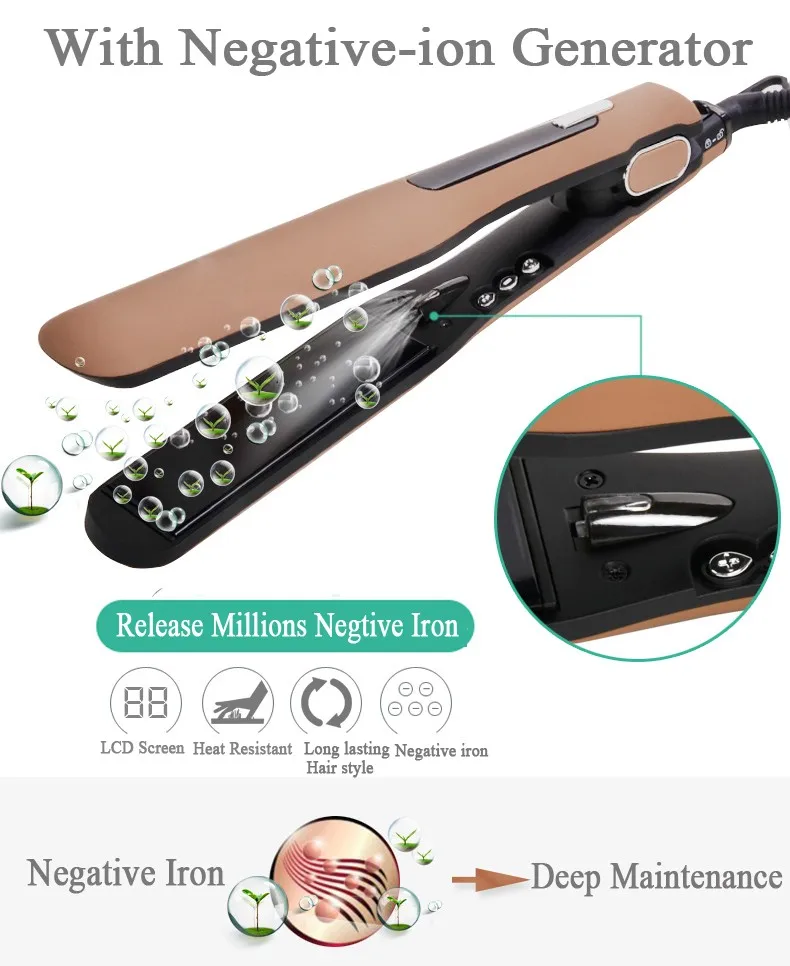 best selling products 2017 in europ good quality ionic titanium flat iron