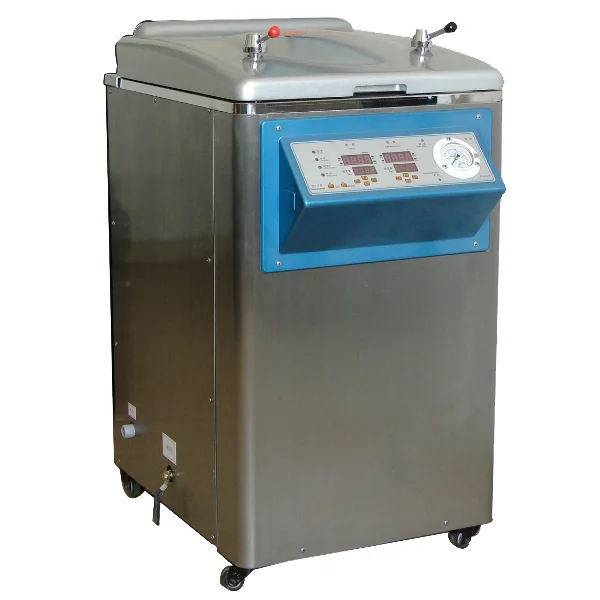 High quality 50l/75l vertical high pressure autoclave steam sterilization