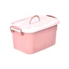 Multifunctional 25l clothes storage box with wheels unique storage containers,crate bin mould