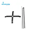 Wholesale hot selling durable chrome flag cross base for teardrop flag