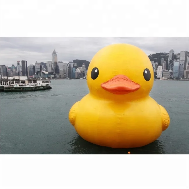 large yellow rubber duck