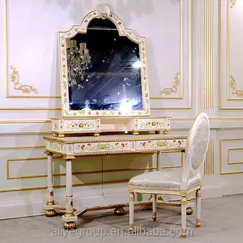 Best Material Antique Vanity Set Princess Dressing Table Mf0697