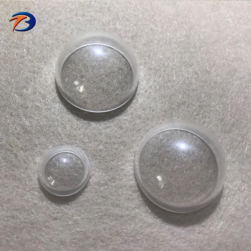 Customized optical hemisphere dome glass lens for underwater camera