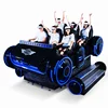 Fashionable Mini 6 Seats Cinema Motion System, VR glasses Virtual Reality 9DVR Game Simulator With Shooting Games