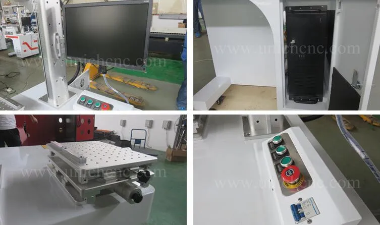 UNICH fiber laser marking machine with 20/30/50W Raycus/Max generator