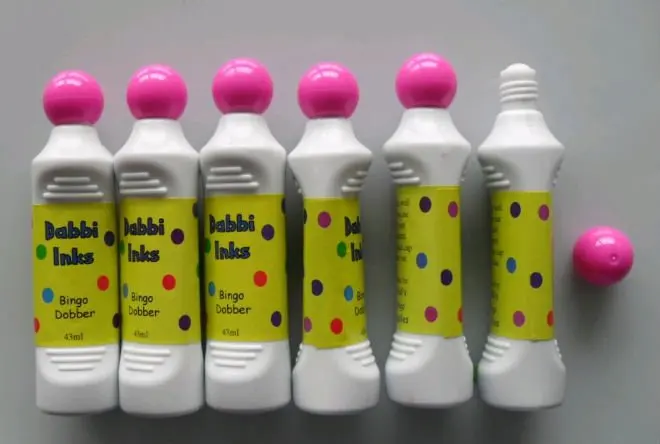 Flat Shaped 40ml Bingo Dauber,Bing Dabber,Bingo Ink Marker Well Sold In
