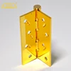 Bright Brass plated wooden door ball bearing hinge for Russia Market
