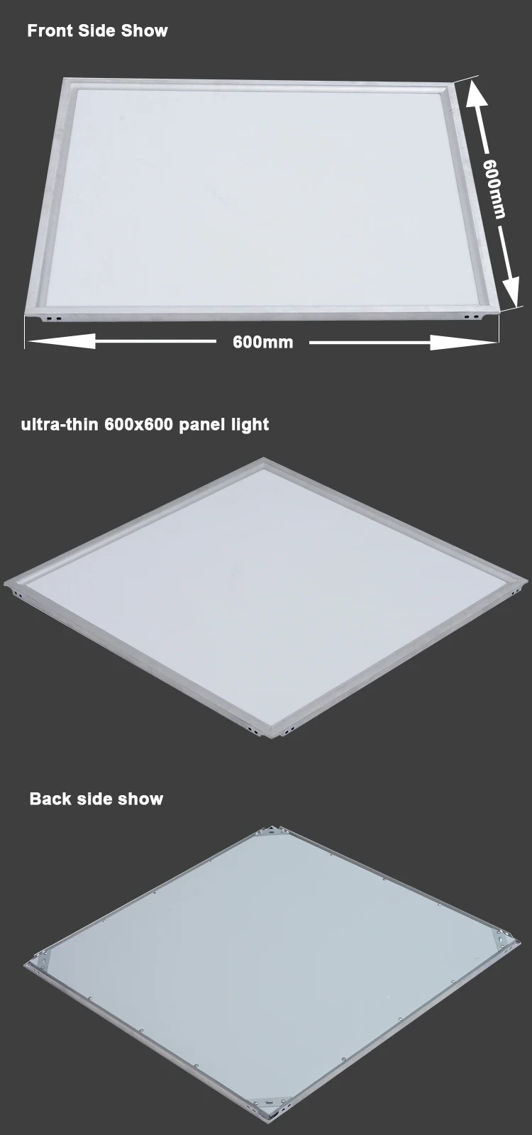dimmable led panel light 600x600