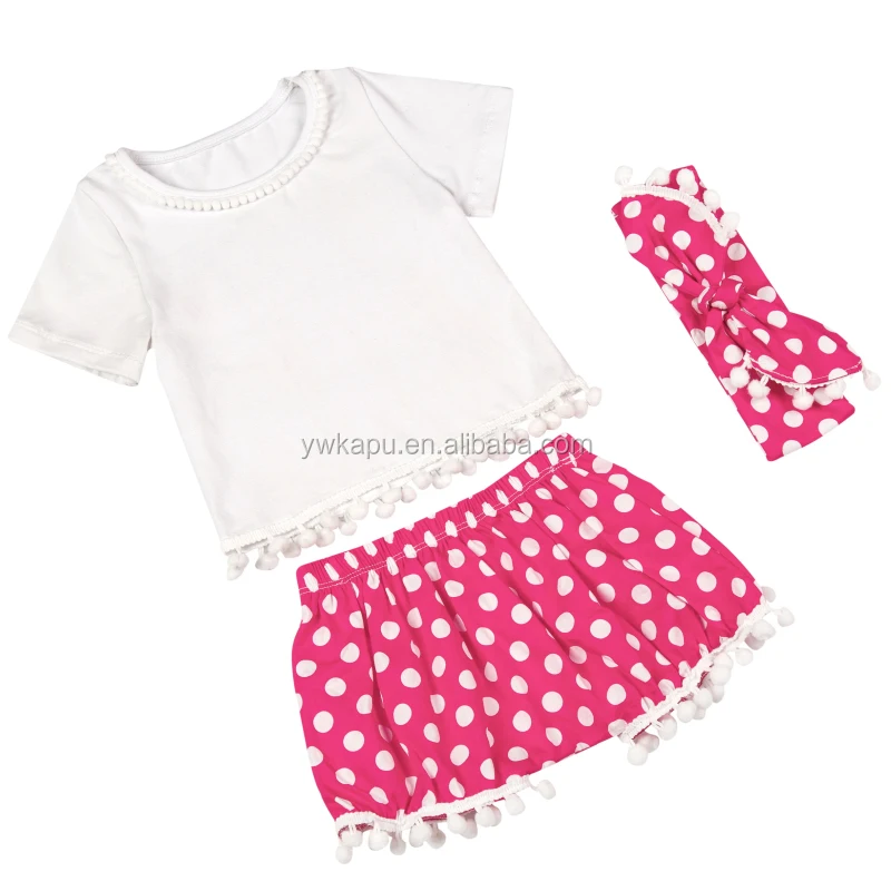 Bulk Wholesale Baby Clothes,Kids Summer Pompom Bodysuit,Organic Cotton ...