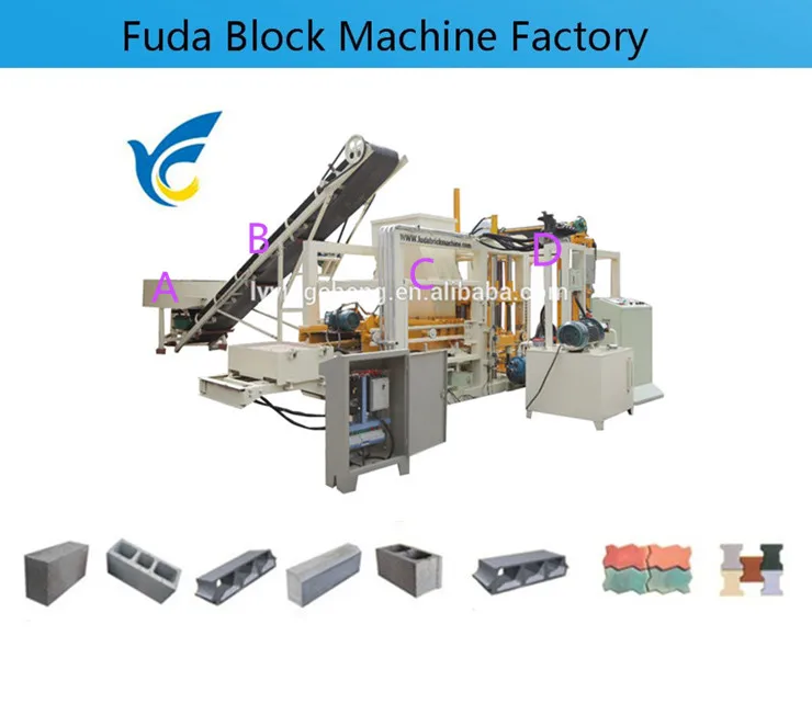 Qt418 Automatic Hydraulic Interlocking Bricks Manufacturer In Kerala