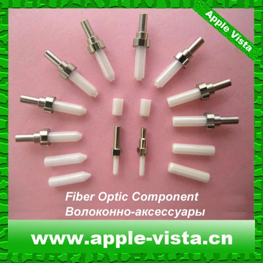 fiber optic zirconia ceramic ferrule with or without flange