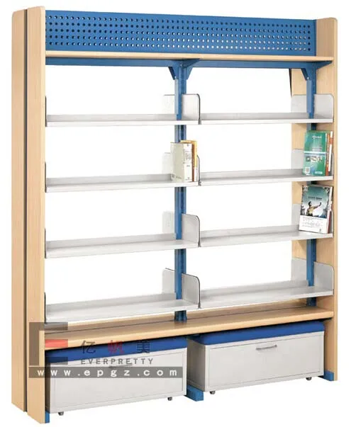 Movable Bookshelf With Lock Modern Metal Magazine Shelves With