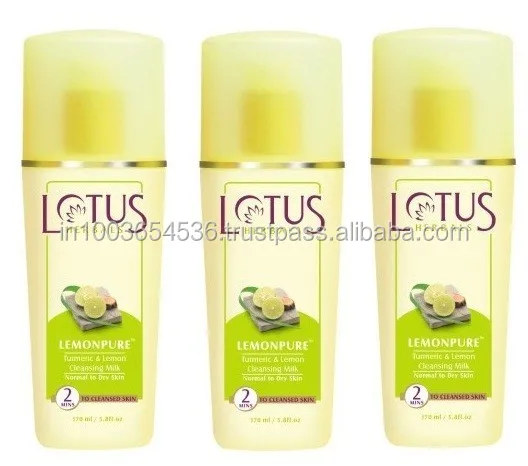 lotus cleansing milk for dry skin