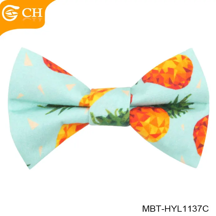 
Custom Made Newest Fresh Style 100% Cotton Printed Bowtie Kids Bow Ties 