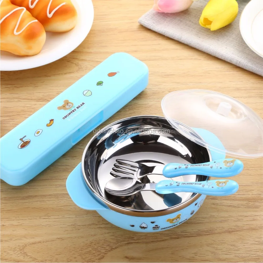 Printed Plastic Cutlery Set For Kids Bowls Kids Cutlery 18/10 Buy