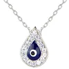 Blue Evil Eye Teardrop Pendant Setting