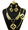 fashion jewelry gold set Type and Alloy Jewelry Main Material jewellery