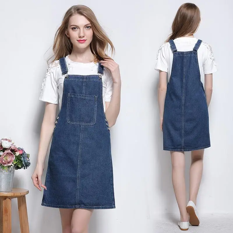 ladies long denim skirt