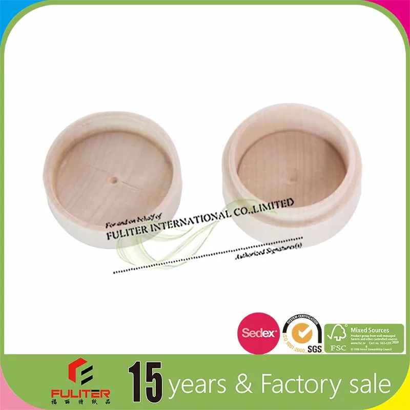 Simple And Elegant Small Round Wooden Box / Wooden Round Box Buy