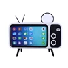 2019 trending amazon Bluetooth speaker Retro TV Shape Speaker Play Mobile Holder