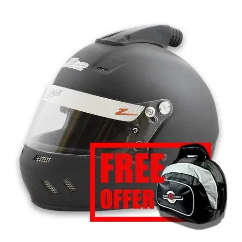 RaceQuip 253115 Gloss White Large OF15 Open Face Helmet Free Deluxe Helmet Bag Included RaceChoice Snell SA-2015 Rated