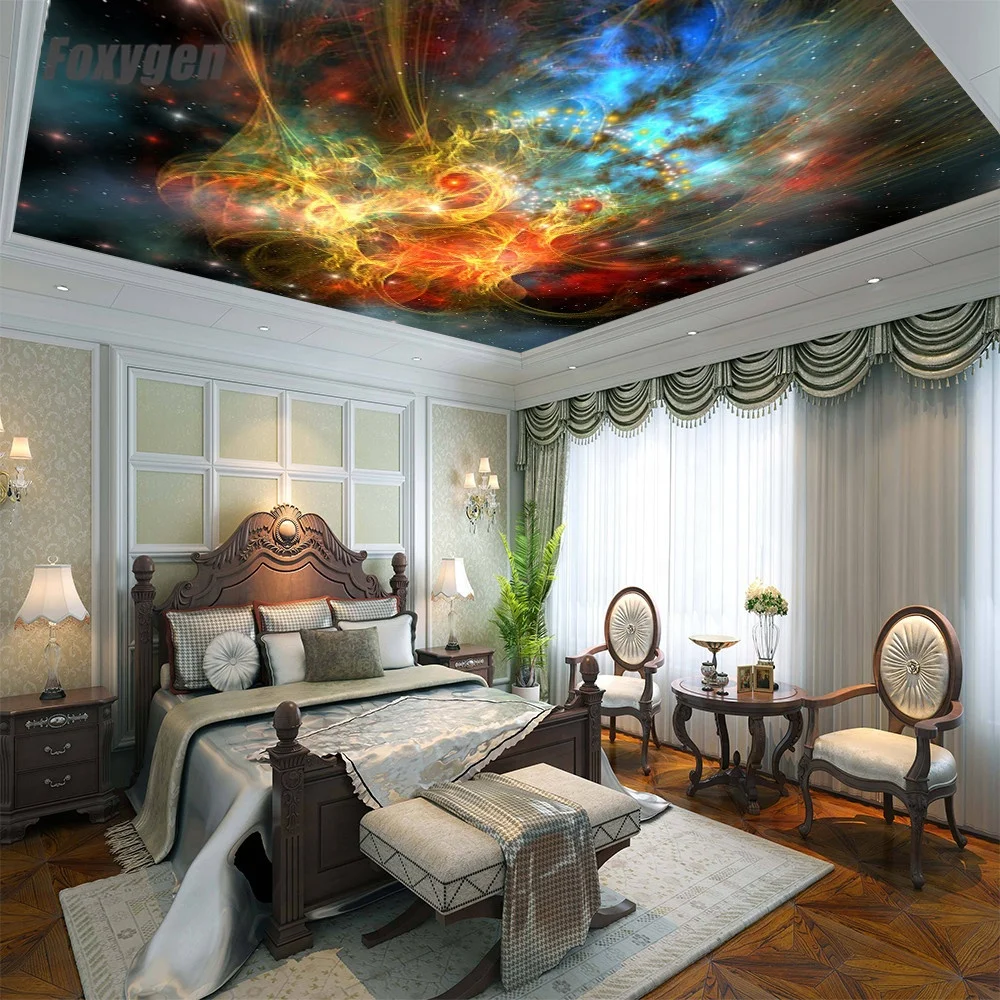 False Ceiling Products Pvc Stretch Ceiling Decorative With Led Lighting