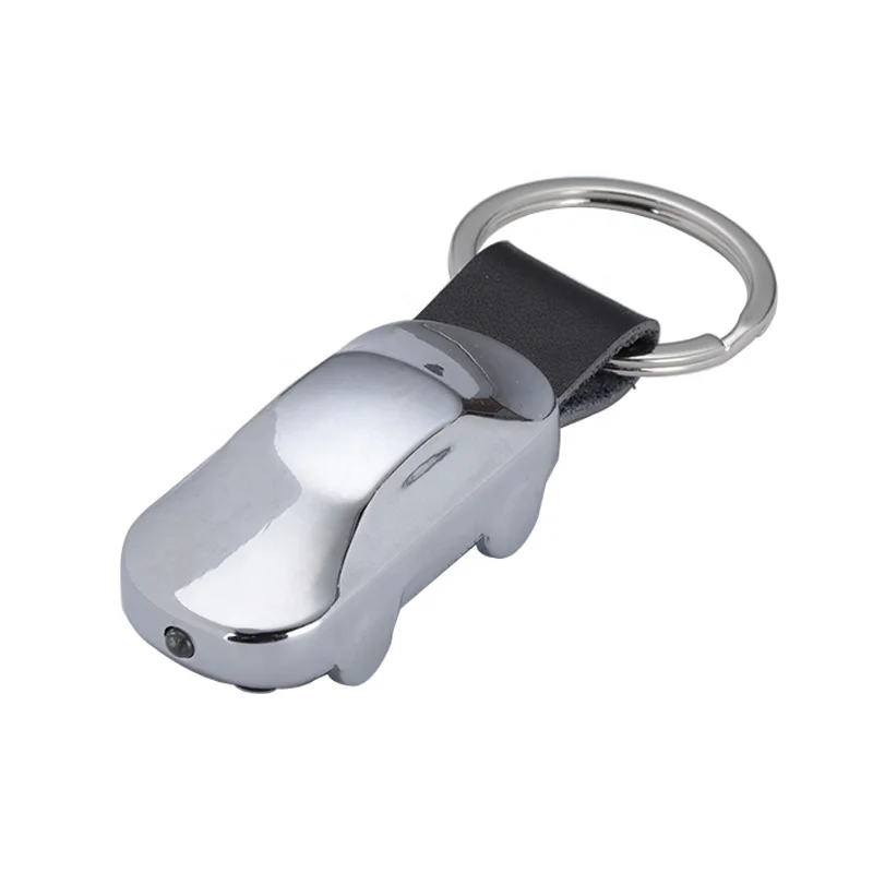 New product ideas factory high quality car shape metal LED keychain