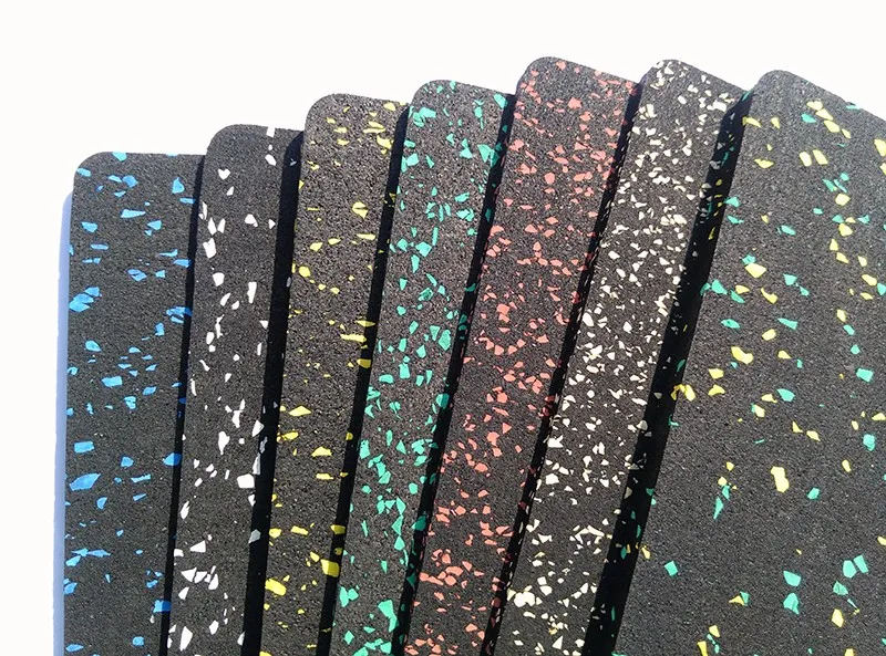 2018 Factory Supply 3mm18mm Thick Anti Slip Crossfit Rubber Floor Mat