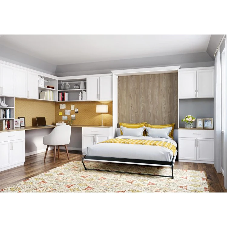 Luxurious Portable Bedroom Wardrobes particle board Solid Wood Wardrobe