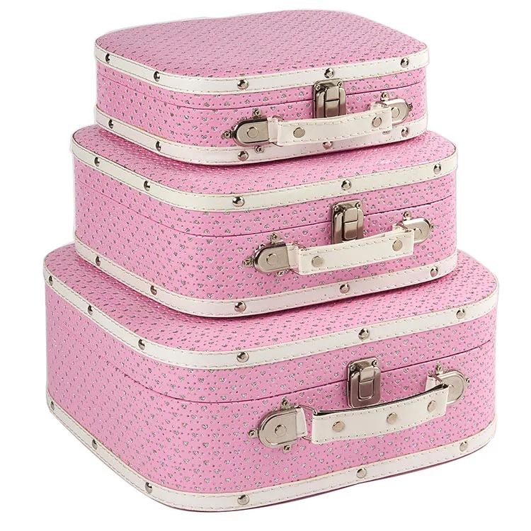 pink vintage suitcase