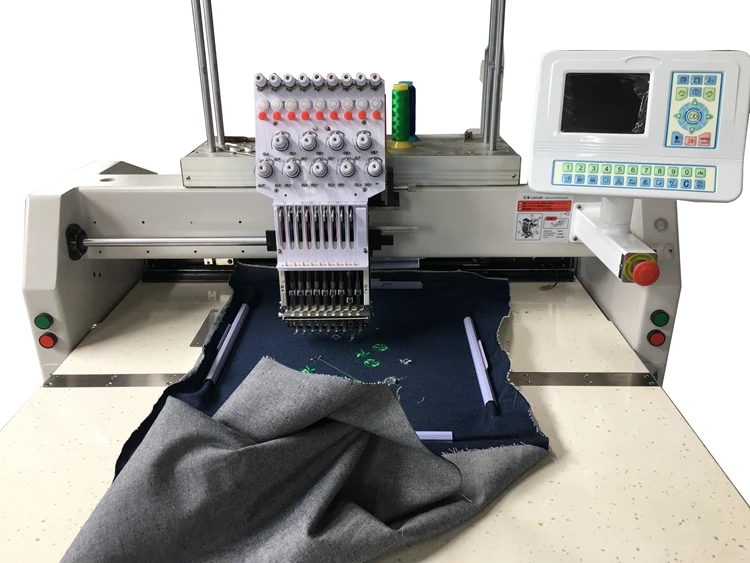 Japanese Hook 15 Color For Cap Seeing Computerized Embroidery Machine Computerize Single Head
