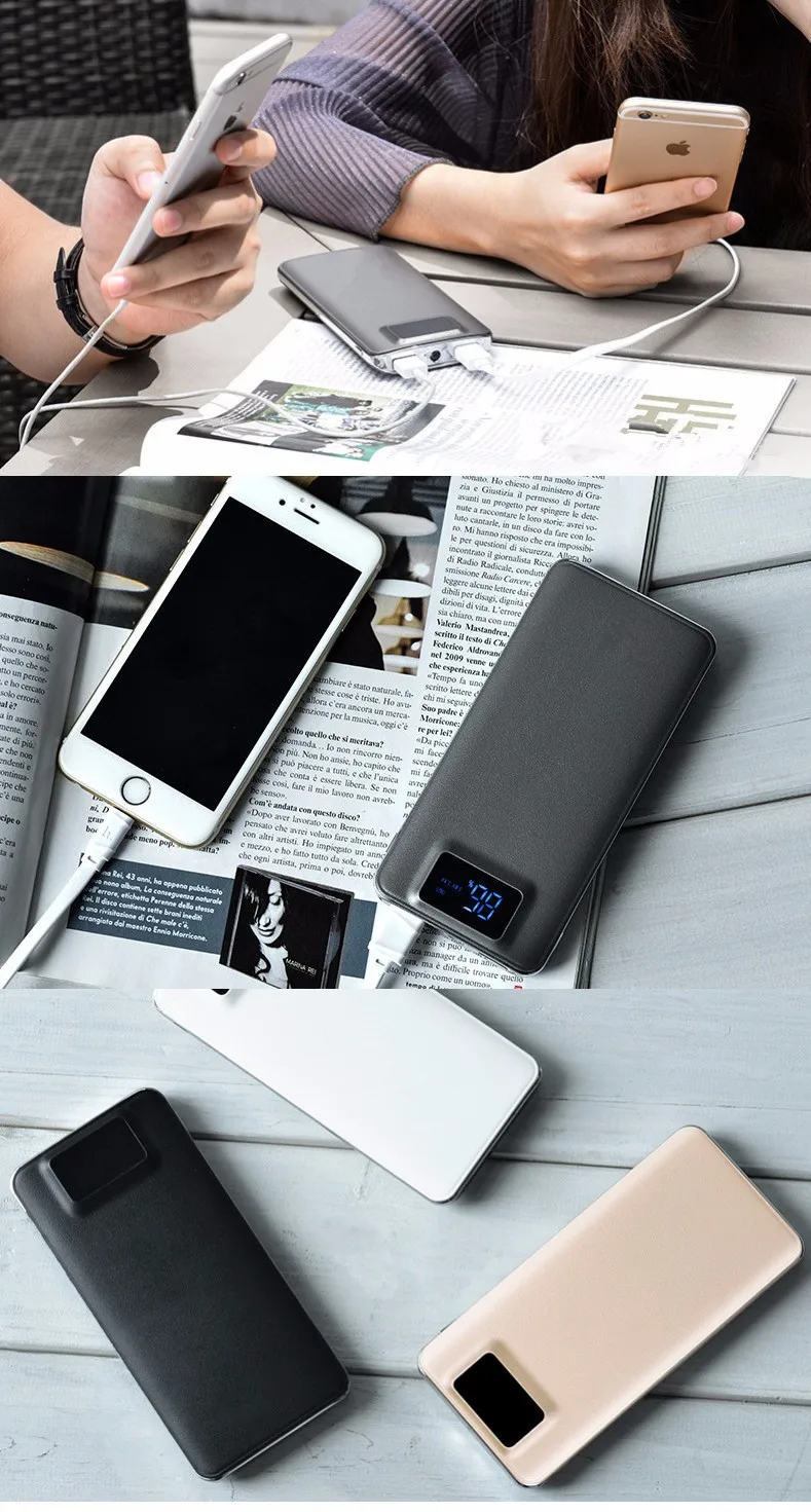 2018 New Arrival High Capacity K11 20000mah Power Bank LCD Screen powerbank for Iphone 8 7 X Plus XS XR for Samsung - ANKUX.COM