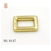 Custom bag accessories engraved logo square ring
