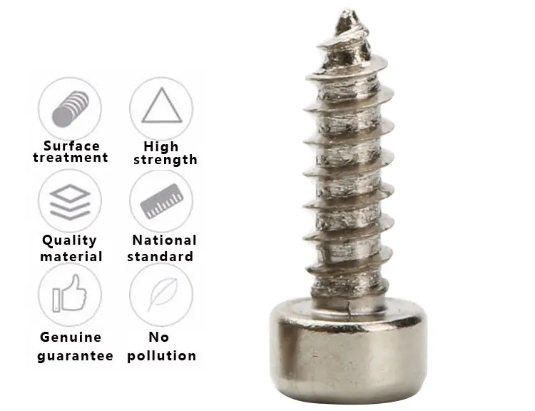 Steel Self Tapping Screw Hexagon Socket Allen Head Cap Screw